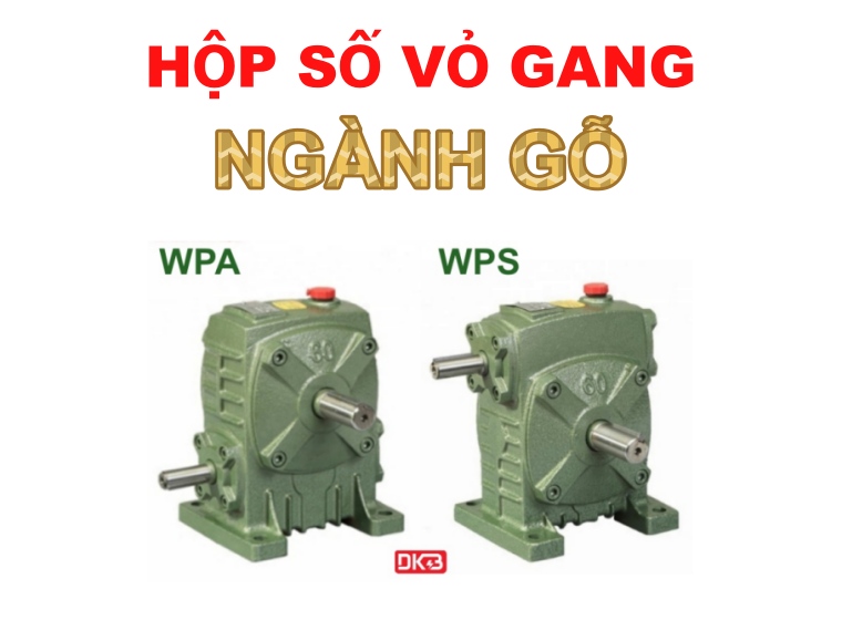 HỘP GIẢM TỐC TRỤC VUÔNG GÓC VỎ GANG SỬ DỤNG CHO MÁY MÓC NGÀNH GỖ