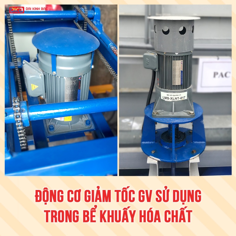 GIẢI PHÁP TRUYỀN ĐỘNG KHUẤY TRỘN - MOTOR GIẢM TỐC MẶT BÍCH WANSHSIN BỀN BỈ