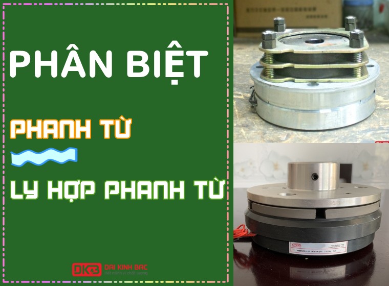 PHÂN BIỆT GIỮA PHANH TỪ VÀ LY HỢP PHANH TỪ