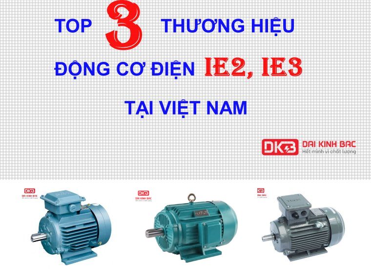 TOP 3 BRAND MOTOR ĐIỆN HIỆU SUẤT CAO IE2, IE3 ĐANG ĐƯỢC CUNG CẤP TẠI THỊ TRƯỜNG VIỆT NAM