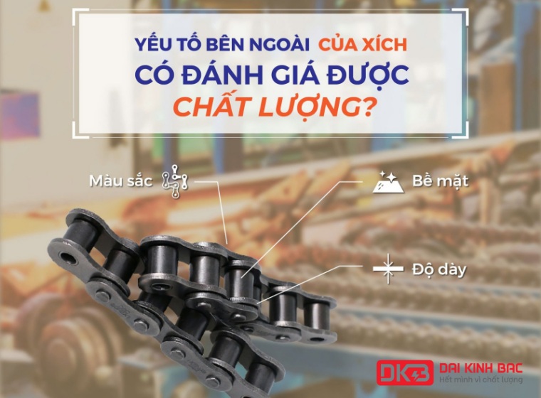 YẾU TỐ BÊN NGOÀI CỦA XÍCH CÓ ĐÁNH GIÁ ĐƯỢC CHẤT LƯỢNG?