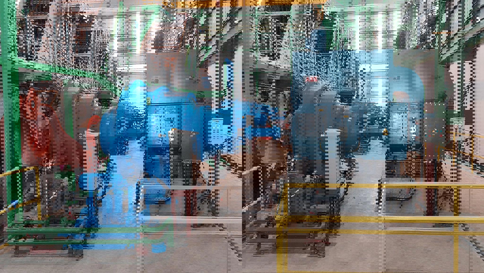 Hộp giảm tốc truyền động kép Flender cho ứng dụng mía đường